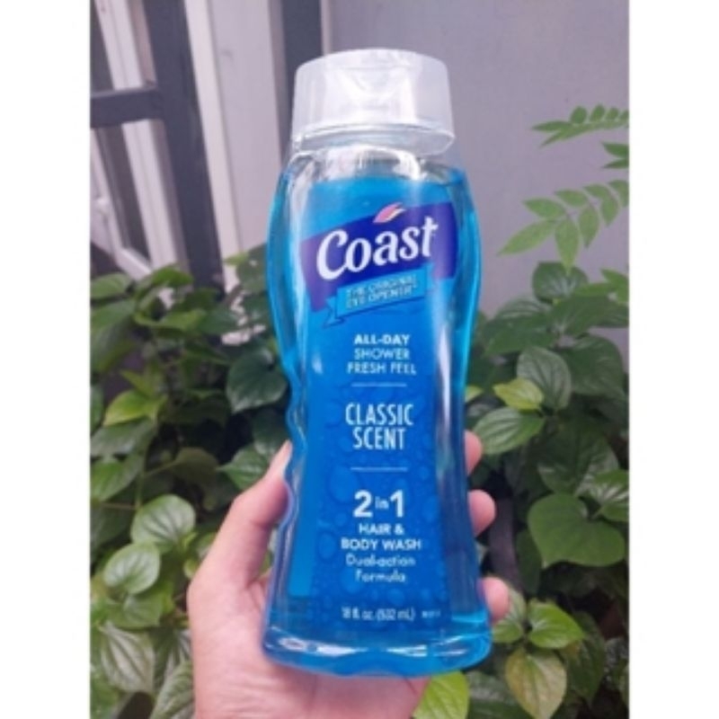 SỮA TẮM GỘI TOÀN THÂN COasst BoDy WASH 2IN1- DẠNG GEL 532ML mẫu mới