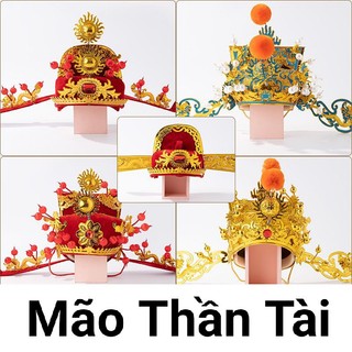 Mũ thần tài, trang phục hoá trang thần tài cho năm mới