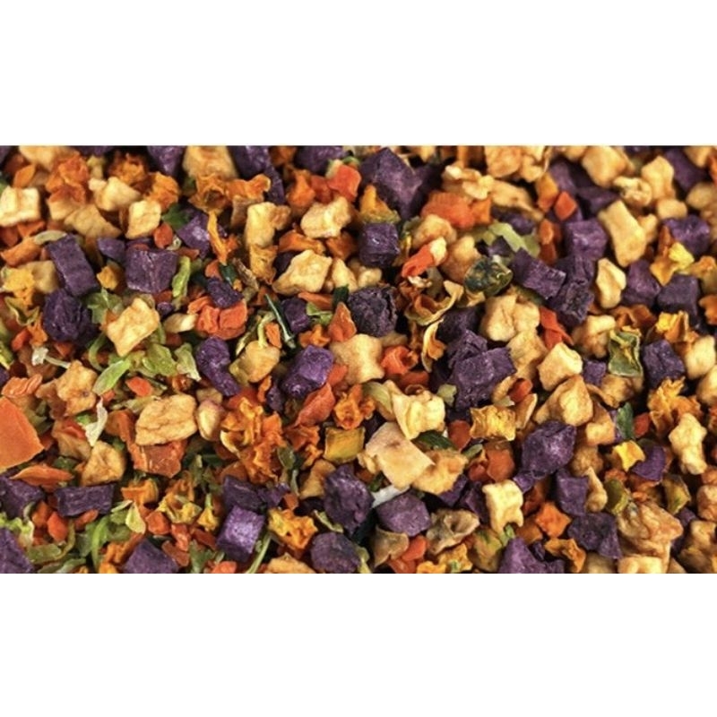 8 Loại Trái Cây , Rau Củ Sấy Cho Thỏ - Bọ - Hamster - Chinchilla