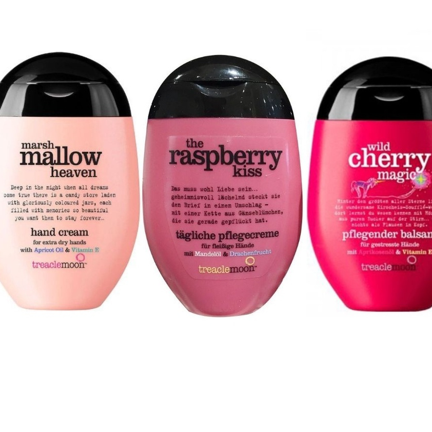 Kem Dưỡng Da Tay Treaclemoon Vị Mâm Xôi 75ML Tặng Gel Khô