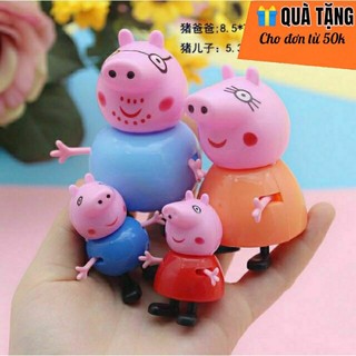 Set đồ chơi Gia đình heo Peppa 4 nhân vật 🐷