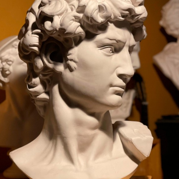 Tượng thạch cao DAVID 60cm