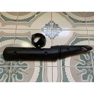 Combo ốp che pô và chụp đít pô xe exciter 150 / ex 150 gắn như zin