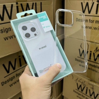 Ốp lưng Memumi trong cứng Clear cho iPhone 14 Pro Max, Plus, 13 Mini, 13, 12Pro Max, 11, Xs Max, XR không ố màu