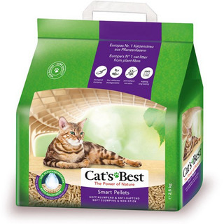 Cát gỗ cat’s best smart pellets 10l - cát vệ sinh hữu cơ vón cục cho mèo lông dài