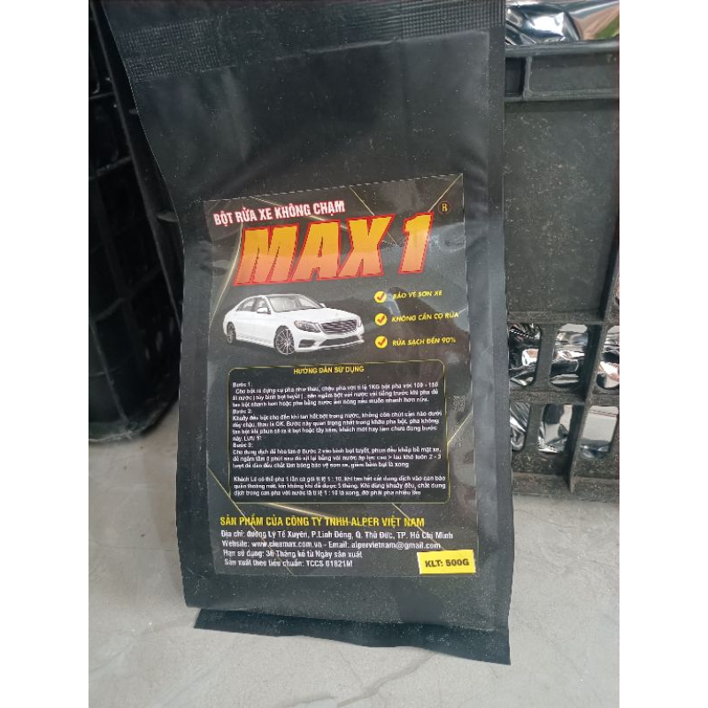BỘT RỬA XE BỌT TUYẾT KHÔNG CHẠM 500G {LOẠI MẠNH}