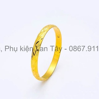Lắc tay cưới cho cô dâu mạ vàng 9999 tặng kèm hôp