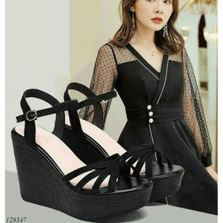 Giày sandal đế xuồng quai dây cao cấp, đế siêu nhẹ 8p