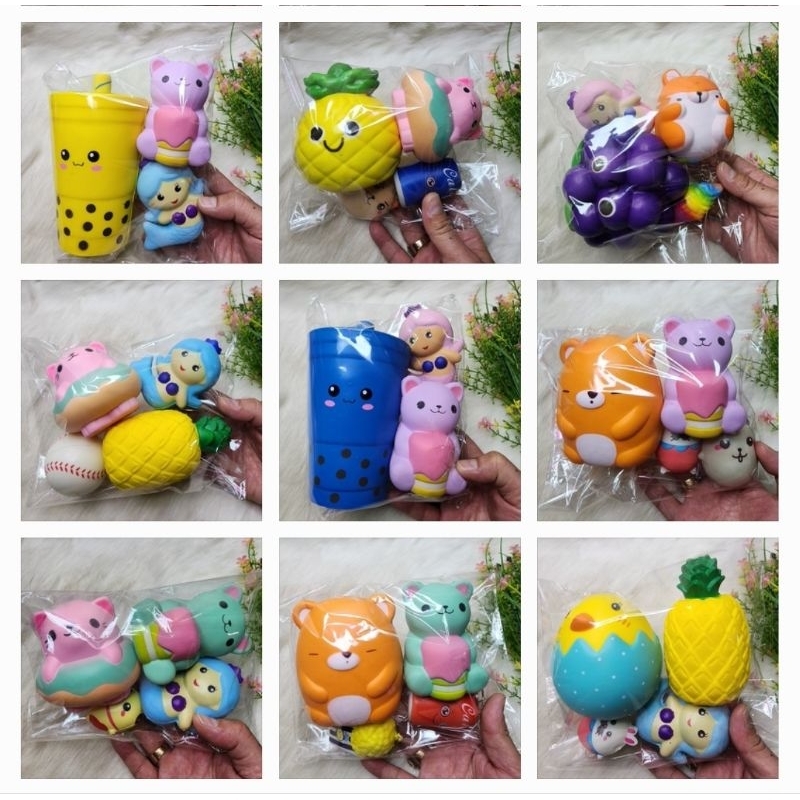 Combo Squishy 99K Mina Channel Shop dễ thương đáng yêu, chậm tăng đẹp nhất, dễ thương nhất, chơi vui và giá rẻ nhất.