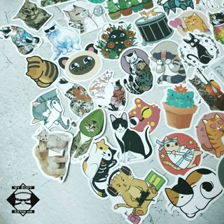 (135) Bộ hình dán/sticker/decal hình mèo