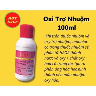 Oxy trợ nhuộm ROSSY 100ml 6%  9%  12%