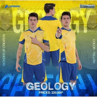 BỘ QUẦN ÁO BÓNG ĐÁ KAIWIN - GEOLOGY ( HỖ TRỢ IN ẤN)