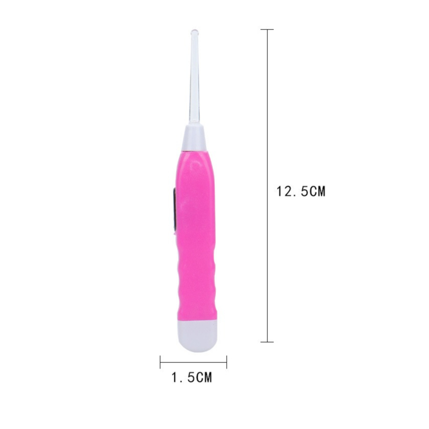 Cây Lấy Ráy Tai Có Đèn Cho Bé - Cây Lấy Ráy Tai Bằng Nhựa An Toàn Cho Bé.
