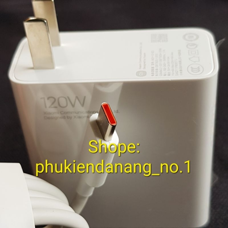SẠC NHANH 120W XIAOMI REDMI K50 PRO, 50 ULTRA, K50 GAMING, K60PRO, NOTE11 PRO+, NOTE12 PRO+, POCO F4 GT... NEW SEAL