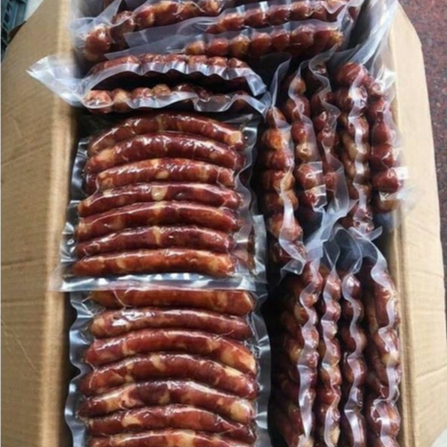 Lạp xưởng heo/lạp xưởng tôm hun khói Tây Bắc 500gr❤️Tmart-Thực phẩm sạch