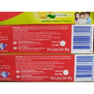 kem đánh răng Colgate chanh 🍋 90g, Colgate Maxfresh