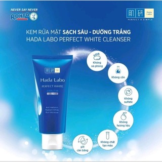Kem Rửa Mặt Dưỡng trắng Hada Labo Advanced Nourish 80g