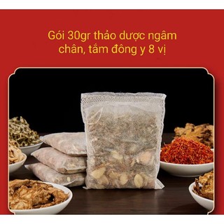 Sỉ 30 gói Thảo Dược Ngâm Chân túi lọc đông y. Lưu thông khí huyết, giảm đau,Khử Mùi Hôi