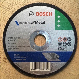 Đá cắt Bosch 105x1.2x16mm (sắt) 2608619343