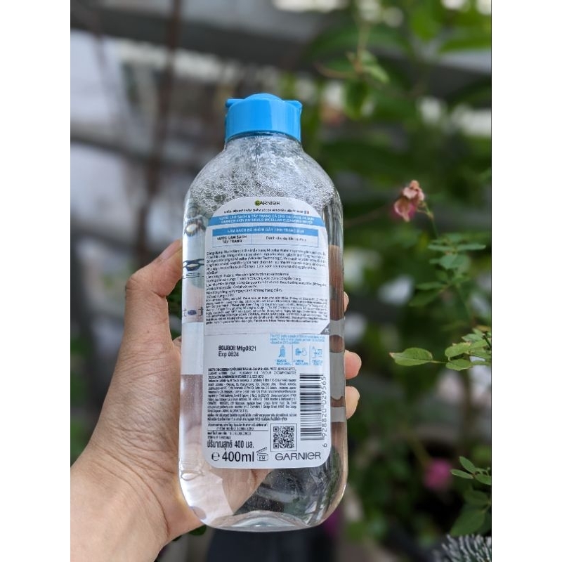 Nước làm sạch và tẩy trang đa năng Garnier Micellar Water 400ml