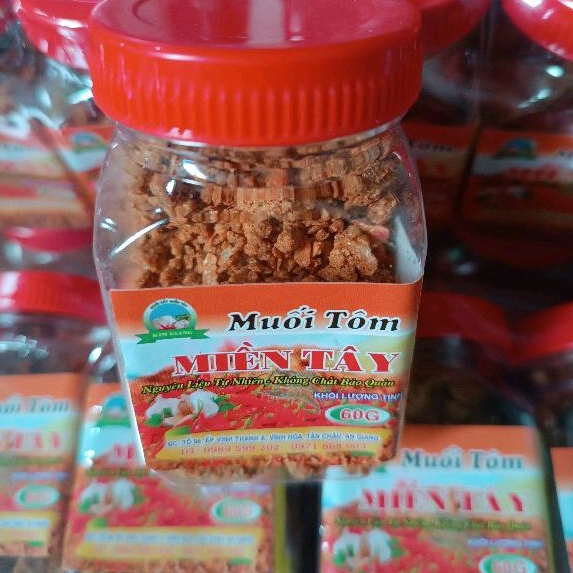 MUỐI TÔM MIỀN TÂY KIM GIANG 60G