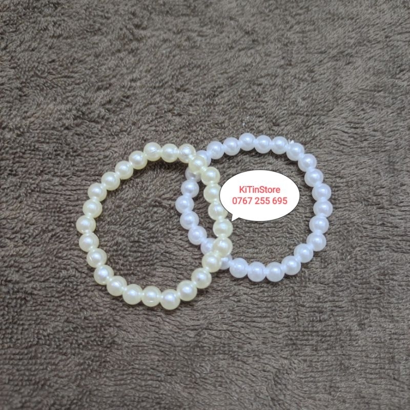 Dây chuyền ngọc trai nhân tạo hạt 8 li cho mẹ và bé