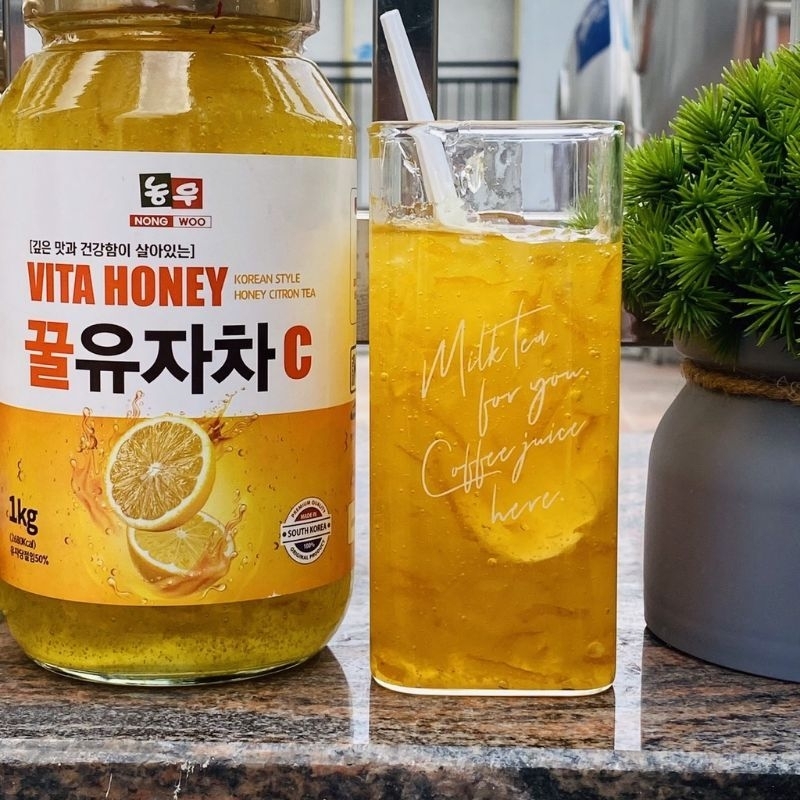 Mật ong chanh đào Vita Honey Hàn Quốc, chính hãng