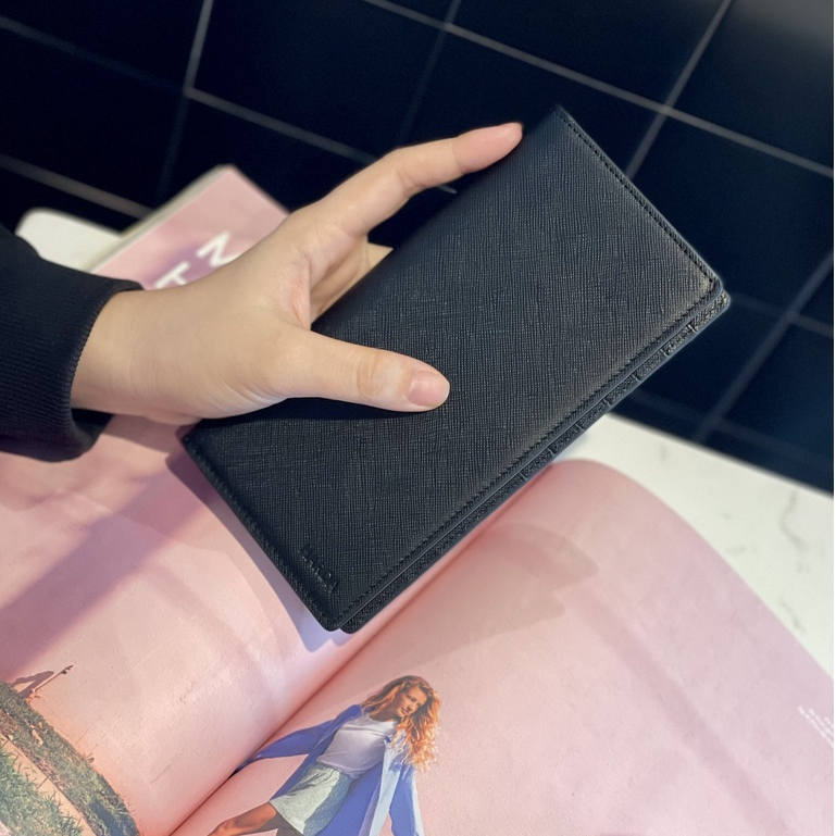 Ví Da Cầm Tay Harda Da cao cấp Saffiano