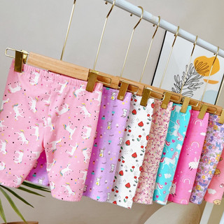 Quần legging đùi lỡ, quần thun ôm họa tiết cho bé gái siêu xinh