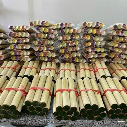 Cơm lam tây bắc kèm muối vừng nướng/hấp đều ngon