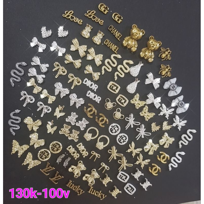Set charm 1k 1 viên 100v 139k trang trí cho móng nail