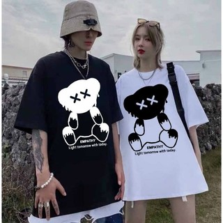 Áo thun tay lỡ ép Áo Gấu siêu cute nah khách