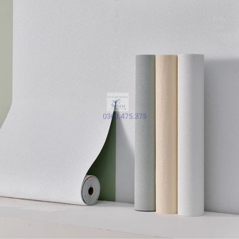 Giấy Xốp Dán Tường Dày Dặn Vân Nổi, Tự Dính , Chống Nước, Chống Ẩm Mốc, Dễ Lau Chùi ( Độ Dày 2,55 MM )