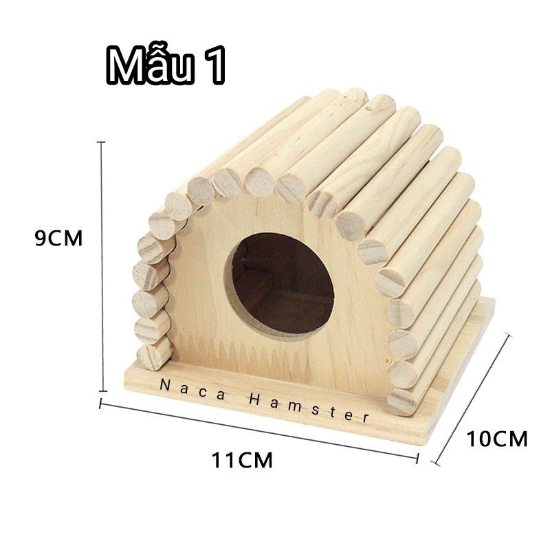 Nhà ngủ gỗ dành cho Hamster