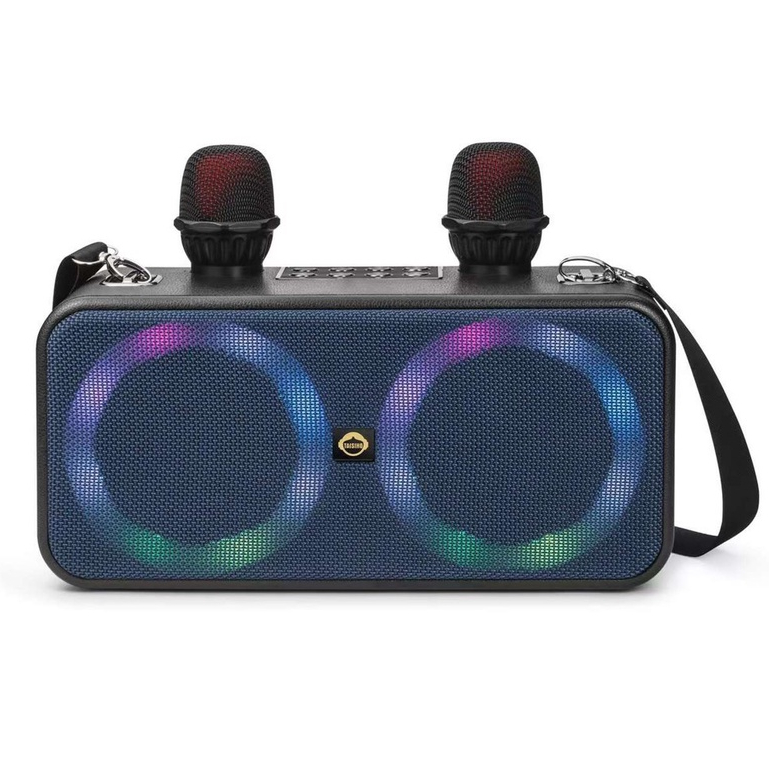 Loa Bluetooth Karaoke 2 MIC M101 - Công Suất 60W - Loa Xách Tay Di Động Cao Cấp - BH 12 Tháng