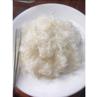YẾN TƯƠI NGUYÊN CHẤT LẶT TỪ YẾN NGUYÊN TỔ GỒM: Sợi, sơ mướp, chân yến