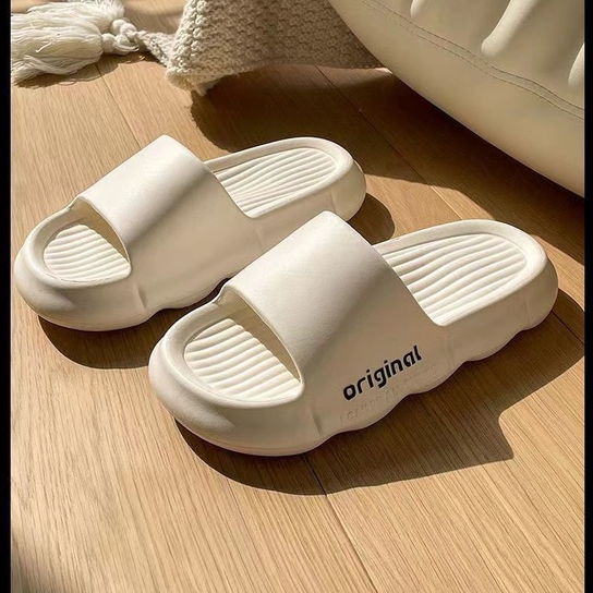 Dép Đúc Nam Nữ Quai Ngang Original, Dép Quai Ngang Unisex Original Cao Su Đế Bánh Mì Chống Trơn Trượt Siêu Êm
