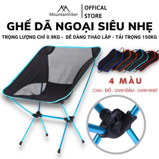 Ghế dã ngoại du lịch câu cá ghế xếp cắm trại ghế xếp ghế du lịch mặt trăng có tựa lưng VT165a