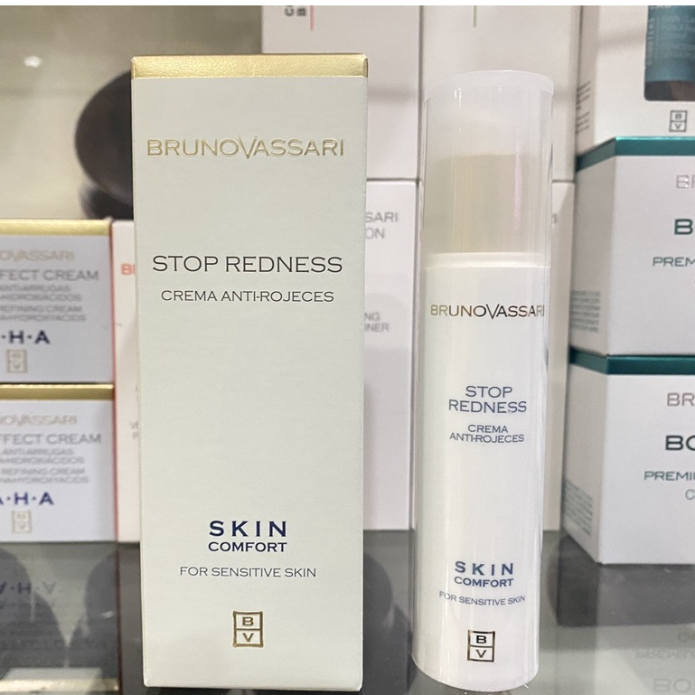 BrunoVassari Skin Comfort – Stop Redness – Kem Cấp Cứu Chống Mẫn Đỏ & Giảm Kích Ứng