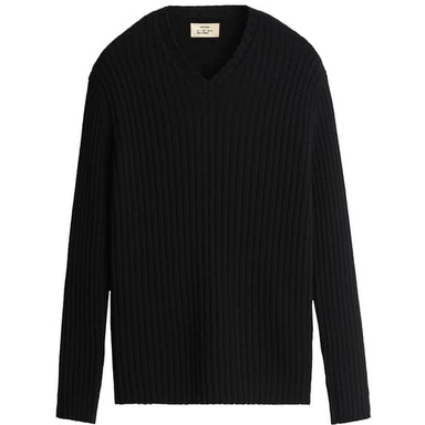 Áo len nam Zara authentic RIBBED WOOL SWEATER size M