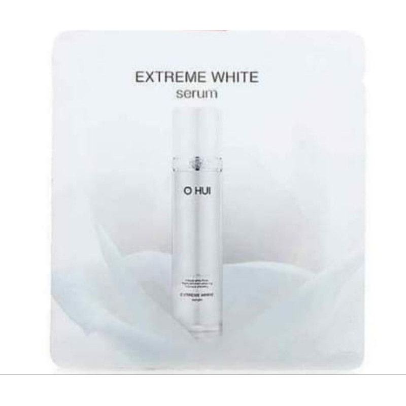 Gói dùng thử Tinh chất dưỡng trắng da và chống lão hóa Ohui Extreme White Serum 1ml