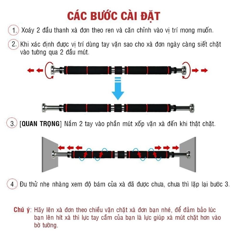 XÀ ĐƠN GẮN CỬA/TƯỜNG ĐA NĂNG