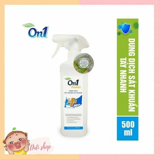 Dung dịch cồn sát khuẩn on1 lix 500ml / cồn xịt diệt khuẩn natuearth plus 410ml