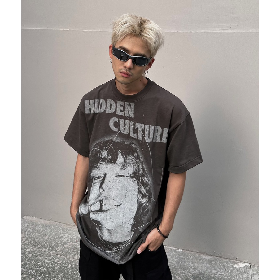 Áo thun Hidden Culture - HIDDEN BOY T-SHIRT - Dark Gray