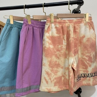 Quần short đùi unisex năng động có hiệu ứng phản quang