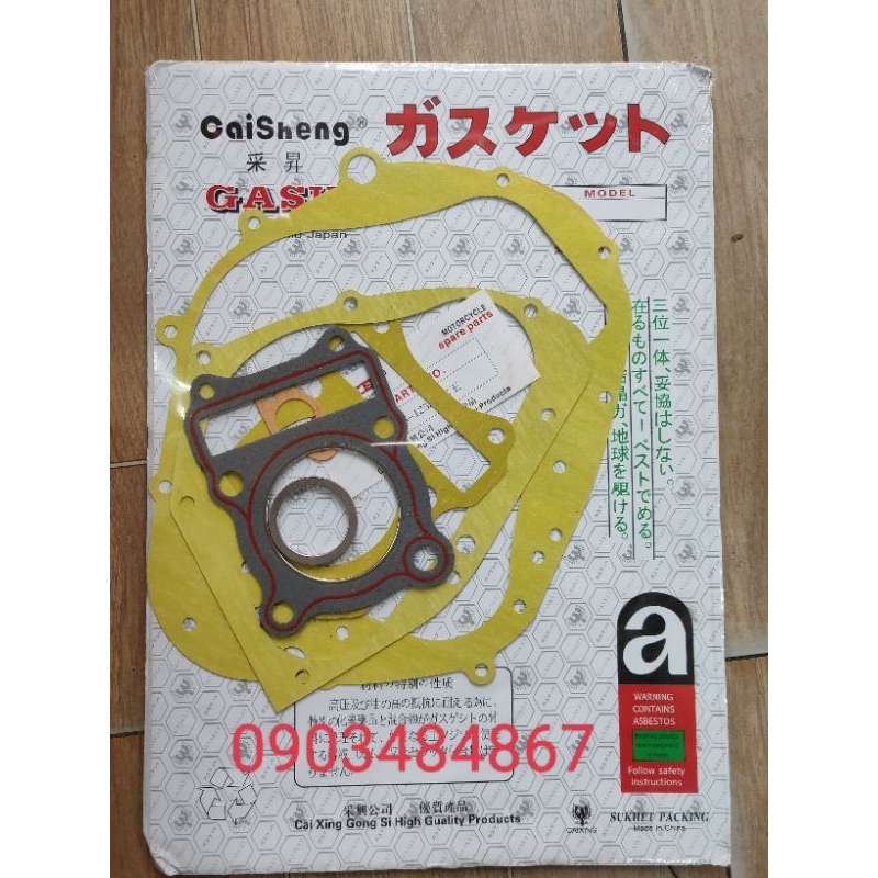 bộ gioăng máy , ron máy xe Suzuki GN125