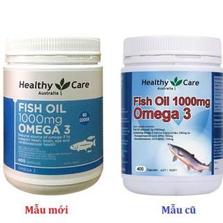 DẦU CÁ FISH OIL HEALTHY CARE OMEGA 3 1000 MG