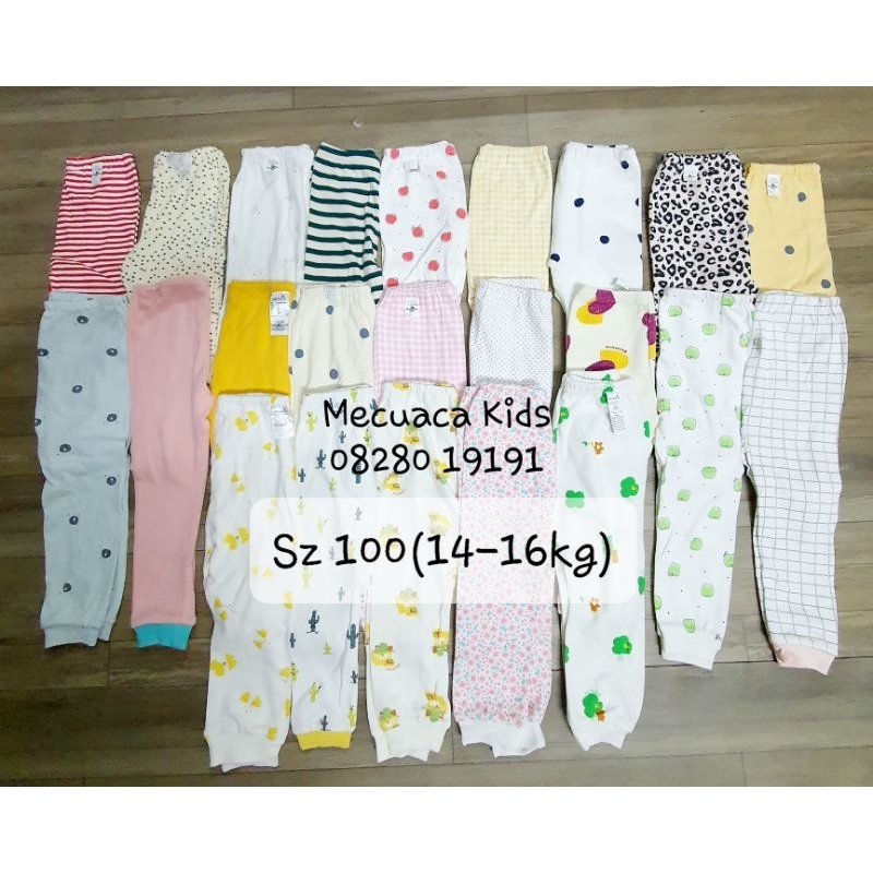 14-16kg Quần dài cotton lẻ xuất Hàn các hãng cho bé trai bé gái