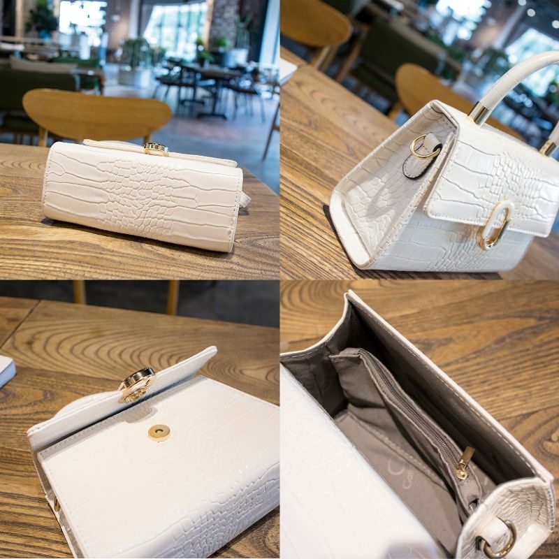 Túi xách nữ đeo chéo cầm tay quai xách tròn đi chơi , dự tiệc size 21 TCT 6861