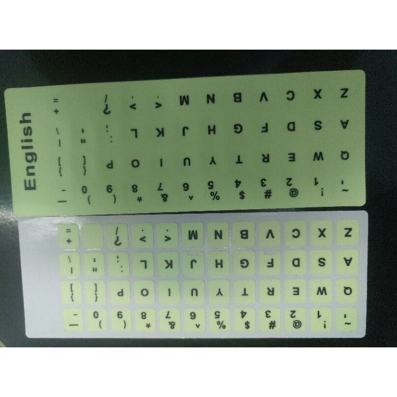 Miếng Dán Dạ Quang Bàn Phím Decal Dán Trang Trí Laptop PC Phát Sáng Bàn Phím Làm Mới Với Miếng Dán Full Phím